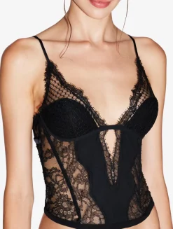 La Perla Corsé Con Encaje Leavers