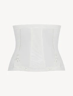 La Perla Corsé De Tul Elástico Blanquecino