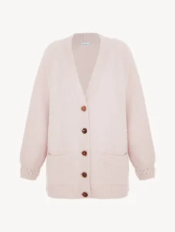 La Perla Cárdigan De Mezcla Alpaca De Color Rosa Pastel