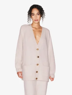 La Perla Cárdigan De Mezcla Alpaca De Color Rosa Pastel