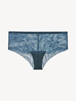 La Perla Culote Tipo Pantalón Corto De Encaje Azul Oscuro