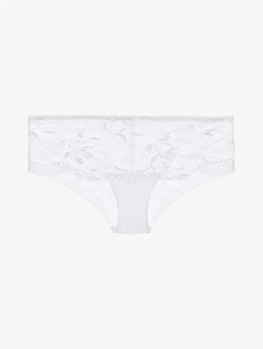 La Perla Culote Tipo Pantalón Corto De Encaje Blanco