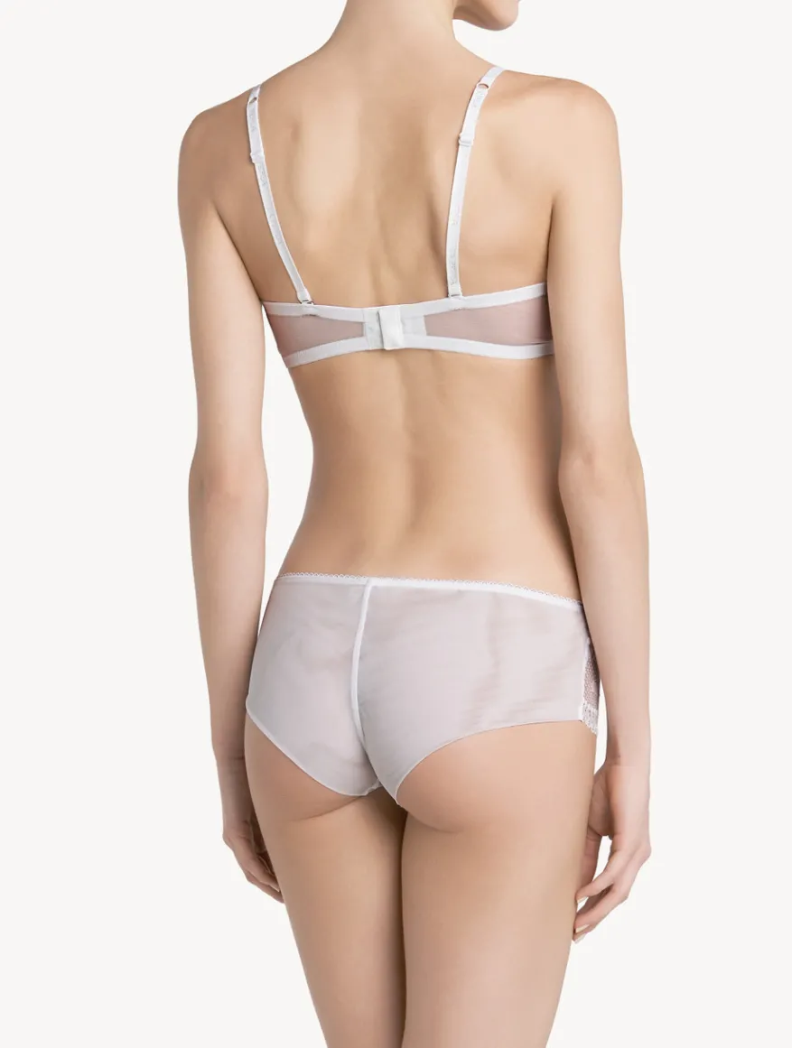 La Perla Culote Tipo Pantalón Corto De Encaje Blanco