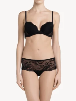 La Perla Culote Tipo Pantalón Corto De Encaje Negro