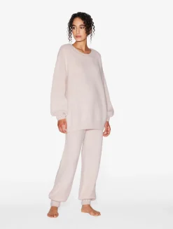 La Perla Jersey De Mezcla Alpaca De Color Rosa Pastel
