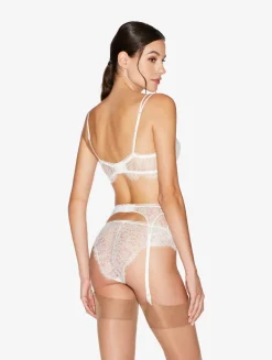 La Perla Liguero Con Encaje De Color Hueso