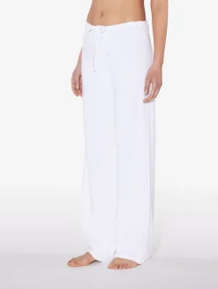 La Perla Pantalón Blanco De Algodón