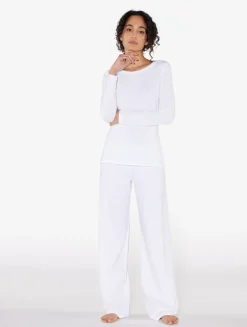 La Perla Pantalón Blanco De Algodón