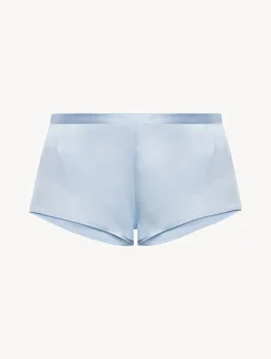 La Perla Pantalón Corto De Pijama De Seda Celeste
