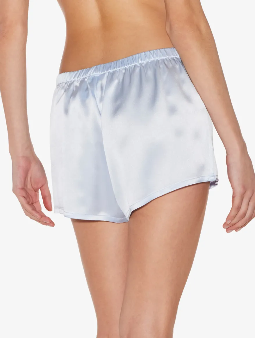 La Perla Pantalón Corto De Pijama De Seda Celeste