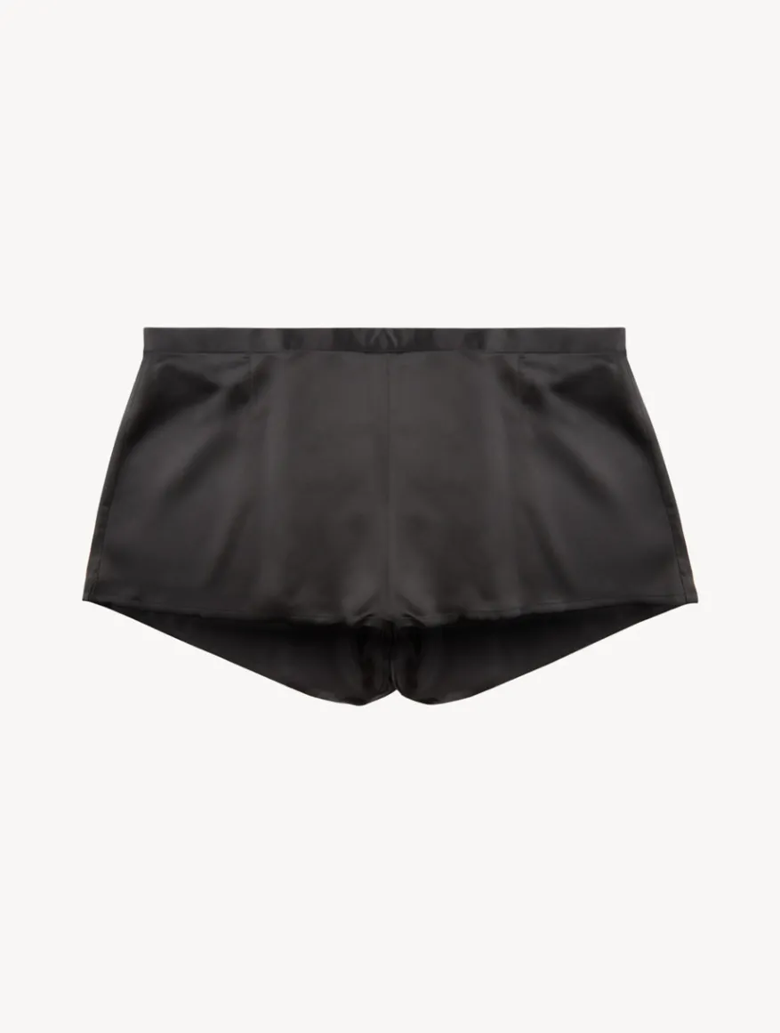 La Perla Pantalón Corto De Pijama De Seda Negro