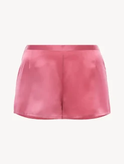 La Perla Pantalón Corto De Pijama De Seda Orquídea Salvaje