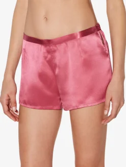 La Perla Pantalón Corto De Pijama De Seda Orquídea Salvaje