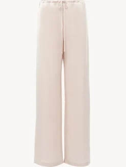 La Perla Pantalón De Seda Beige Rosada