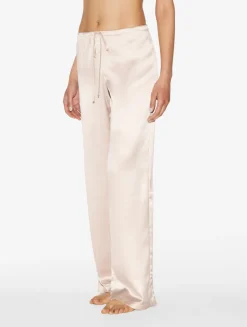 La Perla Pantalón De Seda Beige Rosada