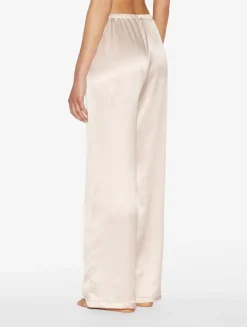 La Perla Pantalón De Seda Beige Rosada
