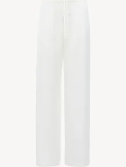 La Perla Pantalón De Seda Blanquecina