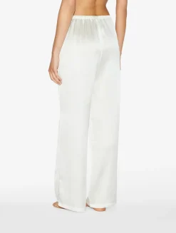La Perla Pantalón De Seda Blanquecina