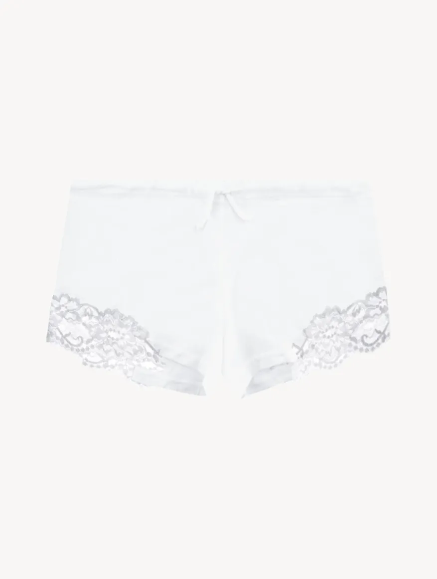 La Perla Pantalones Cortos De Algodón Blanco