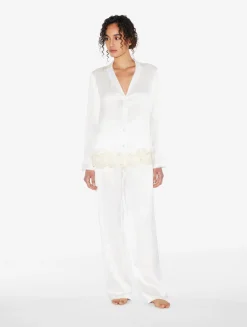 La Perla Pijama Con Frastaglio De Seda