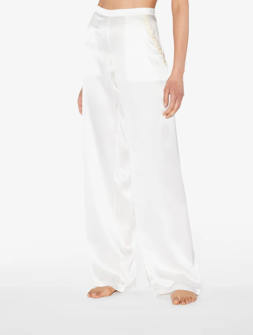 La Perla Pijama Con Frastaglio De Seda