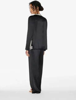 La Perla Pijama Con Frastaglio De Seda
