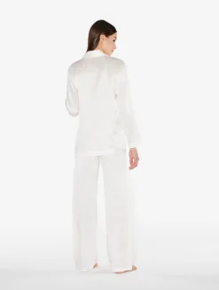 La Perla Pijama De Seda Blanco