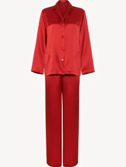 La Perla Pijama De Seda Granate