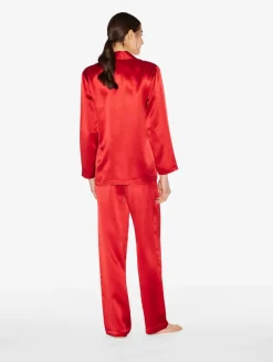 La Perla Pijama De Seda Granate