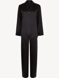 La Perla Pijama De Seda Negro