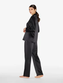 La Perla Pijama De Seda Negro