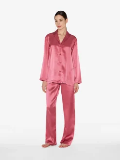 La Perla Pijama De Seda Orquídea Salvaje