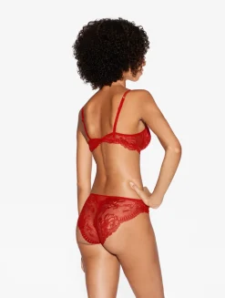 La Perla Sujetador Balconet De Encaje Rojo
