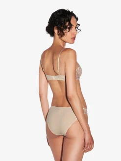 La Perla Sujetador Balconette Halo Y Ivory Nude Con Tul Bordado