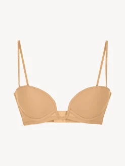 La Perla Sujetador Bandeau Acolchado Con Aros Y Escote En U Color Amaretto