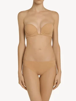 La Perla Sujetador Bandeau Acolchado Con Aros Y Escote En U Color Amaretto