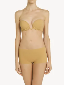 La Perla Sujetador Bandeau Acolchado Con Aros Y Escote En U Color Avellana