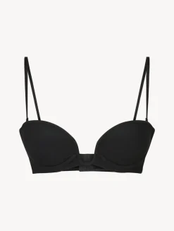 La Perla Sujetador Bandeau Acolchado Con Aros Y Escote En U Color Negro
