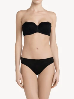 La Perla Sujetador Bandeau De Encaje Negro