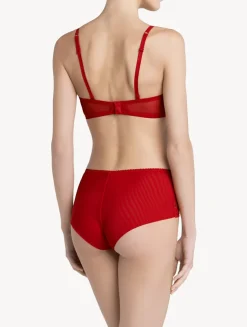 La Perla Sujetador Bandeau De Encaje Rojo