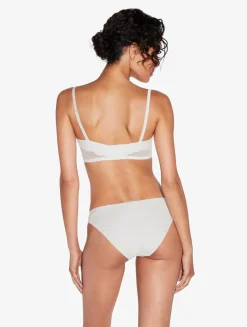 La Perla Sujetador Bandeau Hueso Con Tul Bordado