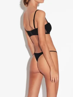 La Perla Sujetador Bandeau Onyx Con Tul Bordado