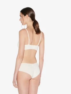 La Perla Sujetador Bandeau Sin Aros Con Macramé Blanquecino