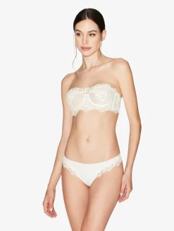 La Perla Sujetador Blanquecino De Línea Larga Con Aros