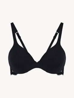 La Perla Sujetador Con Aros De Encaje Y Algodón Negro