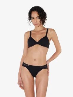 La Perla Sujetador Con Aros De Encaje Y Algodón Negro