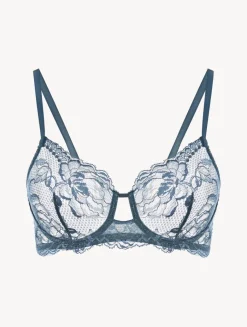 La Perla Sujetador Con Aros De Encaje Azul Oscuro