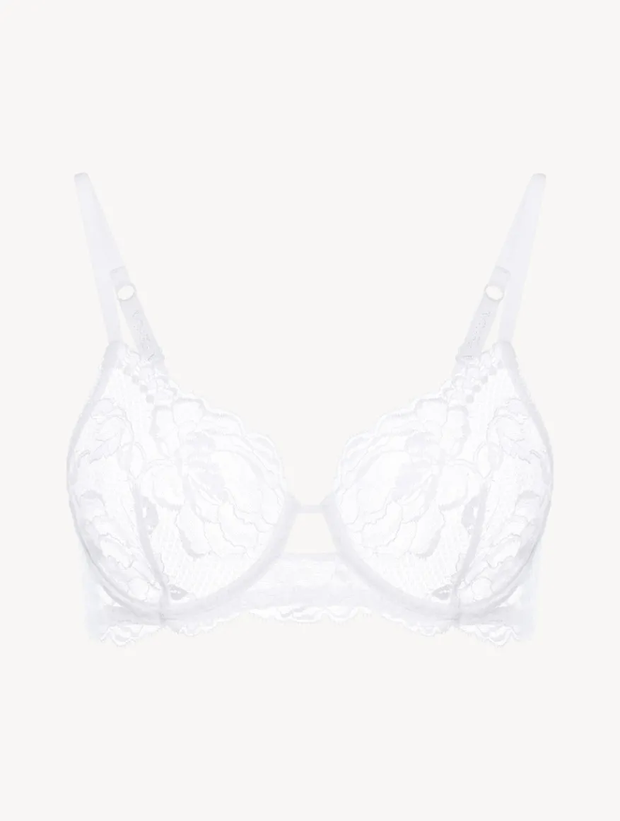 La Perla Sujetador Con Aros De Encaje Blanco