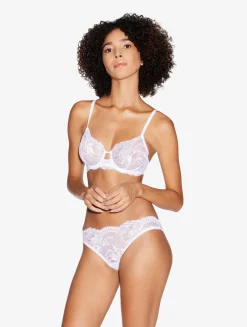La Perla Sujetador Con Aros De Encaje Blanco