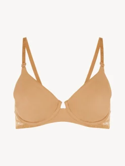 La Perla Sujetador Con Aros De Lycra® Con Encaje Chantilly Color Carne